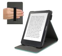 kwmobile Étui pour liseuse électronique Compatible avec Kobo Clara HD - Étui Housse Rabat liseuse Simili Cuir Menthe glaciale