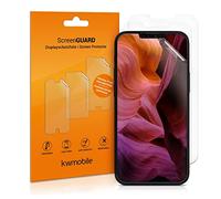 kwmobile Film Protection écran téléphone Compatible avec Apple iPhone 13 Mini Film écran - Set 3X Film Transparent en Plastique