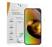 kwmobile Film protection écran téléphone compatible avec Nothing Phone 3a / Phone 3a Pro film écran - Set 3x film transparent en plastique