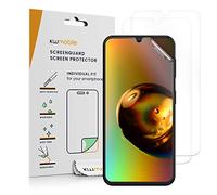kwmobile Film Protection écran téléphone Compatible avec Samsung Galaxy A34 5G Film écran - Set 3X Film Transparent en Plastique