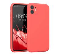 kwmobile Housse Compatible avec Apple iPhone 11 Coque - Housse de téléphone Protection Souple en TPU Silicone - Corail Vif