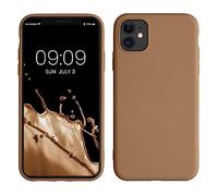 kwmobile Housse Compatible avec Apple iPhone 11 Coque - Housse de téléphone Souple et Fine en TPU Silicone - Cappuccino