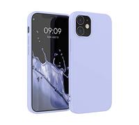 kwmobile Housse Compatible avec Apple iPhone 12 / iPhone 12 Pro Coque - Housse de téléphone Protection Souple en Silicone - Violet Pastel