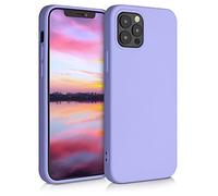 kwmobile Housse Compatible avec Apple iPhone 12 / iPhone 12 Pro Coque - Housse de téléphone Souple et Fine en TPU Silicone - Violet Pastel