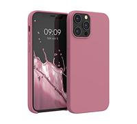 kwmobile Housse Compatible avec Apple iPhone 12 Pro Max Coque - Housse de téléphone Protection Souple en TPU Silicone - Rose foncé