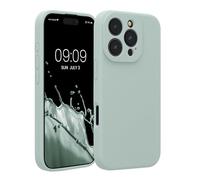 kwmobile Housse Compatible avec Apple iPhone 16 Pro Coque - Housse de téléphone Protection Souple en TPU Silicone - Cool Mint