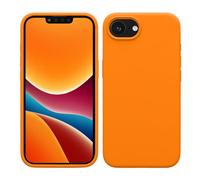 kwmobile Housse Compatible avec Apple iPhone 17e / iPhone 16e Coque - Housse de téléphone Protection Souple en TPU Silicone - Orange fruitée