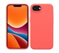 kwmobile Housse Compatible avec Apple iPhone 17e / iPhone 16e Coque - Housse de téléphone Protection Souple en TPU Silicone - Corail Fluo