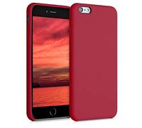 kwmobile Housse Compatible avec Apple iPhone 6 Plus / 6S Plus Coque - Housse de téléphone Protection Souple en TPU Silicone - Rouge Classique