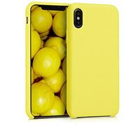 kwmobile Housse Compatible avec Apple iPhone X Coque - Housse de téléphone Protection Souple en TPU Silicone - Jaune