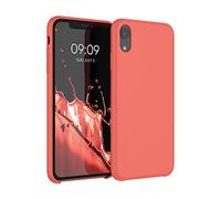 kwmobile Housse Compatible avec Apple iPhone XR Coque - Housse de téléphone Protection Souple en TPU Silicone - Corail Vif