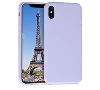 kwmobile Housse Compatible avec Apple iPhone XS Max Coque - Housse de téléphone Protection Souple en TPU Silicone - Violet Pastel