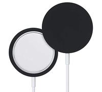 kwmobile Housse Compatible avec Apple MagSafe Charger Pad - Étui de Protection en Silicone pour Chargeur sans Fil - Noir