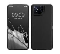 kwmobile Housse Compatible avec ASUS ROG Phone 8 Pro Coque - Housse de téléphone Protection Souple en Silicone - Noir Mat