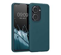 kwmobile Housse Compatible avec ASUS Zenfone 10 / Zenfone 9 Coque - Housse de téléphone Protection Souple en Silicone - pétrole
