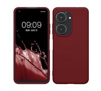 kwmobile Housse Compatible avec ASUS Zenfone 10 / Zenfone 9 Coque - Housse de téléphone Protection Souple en Silicone - Bordeaux Violet