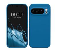 kwmobile Housse Compatible avec Google Pixel 10 Pro Coque - Housse de téléphone en TPU avec Protection Appareil Photo - Bleu récif