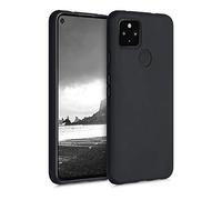 kwmobile Housse Compatible avec Google Pixel 4a 5G Coque - Housse de téléphone Protection Souple en Silicone - Noir