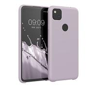 kwmobile Housse Compatible avec Google Pixel 4a Coque - Housse de téléphone Protection Souple en TPU Silicone - Nuage Violet