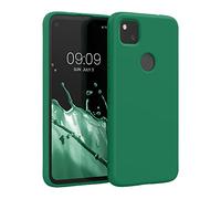 kwmobile Housse Compatible avec Google Pixel 4a Coque - Housse de téléphone Souple et Fine en TPU Silicone - Vert Vif