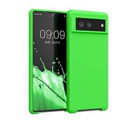 kwmobile Housse Compatible avec Google Pixel 6 Coque - Housse de téléphone Protection Souple en TPU Silicone - Vert néon