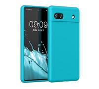 kwmobile Housse Compatible avec Google Pixel 6a Coque - Housse de téléphone Protection Souple en TPU Silicone - Cool Glacier