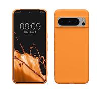 kwmobile Housse Compatible avec Google Pixel 8 Pro Coque - Housse de téléphone Protection Souple en Silicone - Orange fruitée