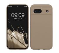 kwmobile Housse Compatible avec Google Pixel 8a Coque - Housse de téléphone en TPU avec Protection Appareil Photo - crème Mat