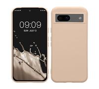 kwmobile Housse Compatible avec Google Pixel 8a Coque - Housse de téléphone Souple et Fine en TPU Silicone - Coconut Swirl