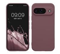 kwmobile Housse Compatible avec Google Pixel 9 Coque - Housse de téléphone en TPU avec Protection Appareil Photo - Raisin