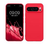 kwmobile Housse Compatible avec Google Pixel 9 Pro XL Coque - Housse de téléphone en TPU avec Protection Appareil Photo - Rose Fluo
