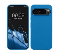 kwmobile Housse Compatible avec Google Pixel 9 Pro XL Coque - Housse de téléphone Protection Souple en TPU Silicone - Bleu récif