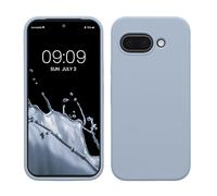 kwmobile Housse Compatible avec Google Pixel 9a Coque - Housse de téléphone Protection Souple en TPU Silicone - Bleu Clair Mat
