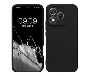 kwmobile Housse Compatible avec Honor 400 Lite Coque - Housse de téléphone en TPU avec Protection Appareil Photo - Noir Mat