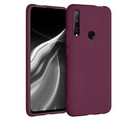 kwmobile Housse Compatible avec Honor 9X (EU-Version) Coque - Housse de téléphone Protection Souple en Silicone - Bordeaux Violet