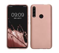 kwmobile Housse Compatible avec Honor 9X (EU-Version) Coque - Housse de téléphone Protection Souple en TPU - Or Rose métallique