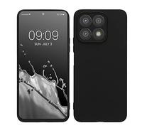kwmobile Housse Compatible avec Honor X8a Coque - Housse de téléphone en TPU avec Protection Appareil Photo - Noir Mat