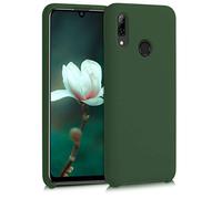 kwmobile Housse Compatible avec Huawei P Smart (2019) Coque - Housse de téléphone Protection Souple en TPU Silicone - Vert foncé