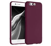 kwmobile Housse Compatible avec Huawei P10 Coque - Housse de téléphone Protection Souple en Silicone - Bordeaux Violet