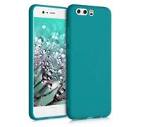 kwmobile Housse Compatible avec Huawei P10 Coque - Housse de téléphone Protection Souple en Silicone - pétrole Mat