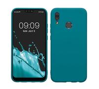 kwmobile Housse Compatible avec Huawei P20 Lite Coque - Housse de téléphone Protection Souple en Silicone - pétrole Mat