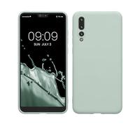 kwmobile Housse Compatible avec Huawei P20 Pro Coque - Housse de téléphone Protection Souple en Silicone - Cool Mint