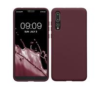 kwmobile Housse Compatible avec Huawei P20 Pro Coque - Housse de téléphone Souple et Fine en TPU Silicone - Bordeaux Violet