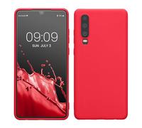 kwmobile Housse Compatible avec Huawei P30 Coque - Housse de téléphone Protection Souple en Silicone - Rose Fluo