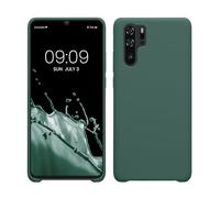 kwmobile Housse Compatible avec Huawei P30 Pro Coque - Housse de téléphone Protection Souple en TPU Silicone - Vert Sapin