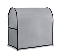 kwmobile Housse Compatible avec KitchenAid 4,3-4,8 Litre - Housse de Protection avec 3 Poches pour Robot de Cuisine - Gris Clair