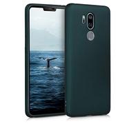 kwmobile Housse Compatible avec LG G7 ThinQ/Fit/One Coque - Housse de téléphone Protection Souple en TPU - pétrole métallique