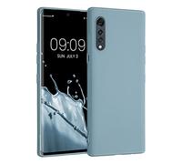 kwmobile Housse Compatible avec LG Velvet Coque - Housse de téléphone Protection Souple en Silicone - Arctic Night