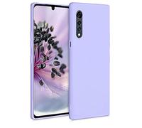 kwmobile Housse Compatible avec LG Velvet Coque - Housse de téléphone Protection Souple en Silicone - Lavande