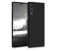 kwmobile Housse Compatible avec LG Velvet Coque - Housse de téléphone Protection Souple en Silicone - Noir Mat